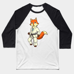 Comic fox does judo Baseball T-Shirt